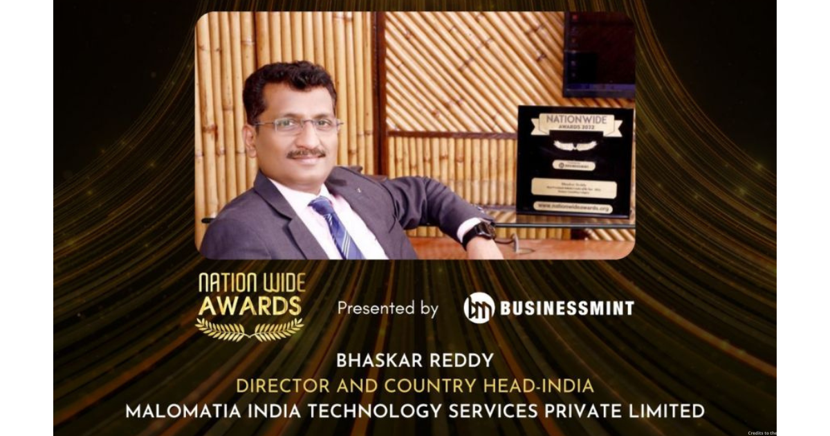 Bhaskar Reddy has been awarded as the most prominent industry leader 2022 Business Consulting Category by Business Mint